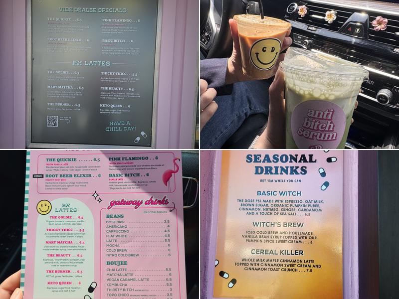 Micro Dose Drive Thru Menu