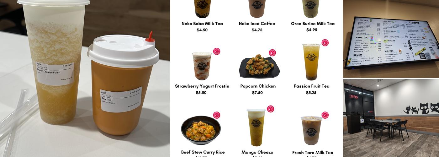 Neko Cafe Menu