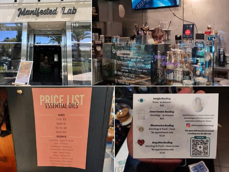 Manifested Lab Menu