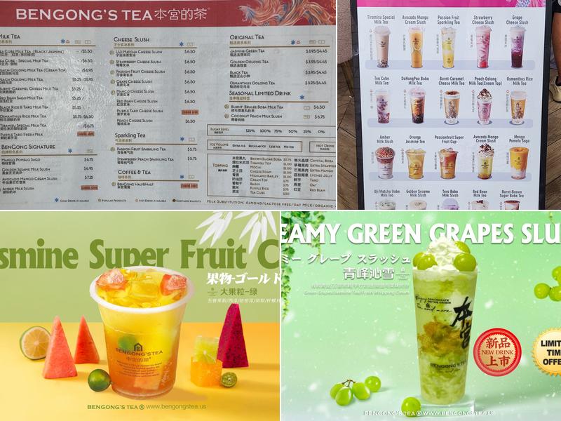 BenGong's Tea Irvine Menu