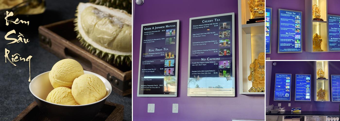 Kutekook - Real Fruit Ice Cream, Tea & Coffee Menu