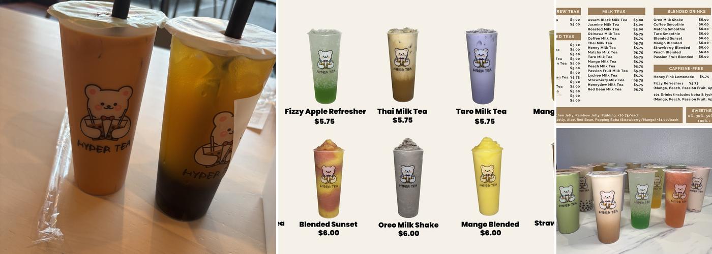 Hyper Tea Menu