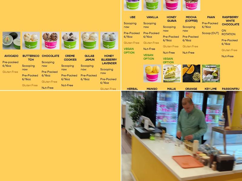 Cup n’ Cone Menu
