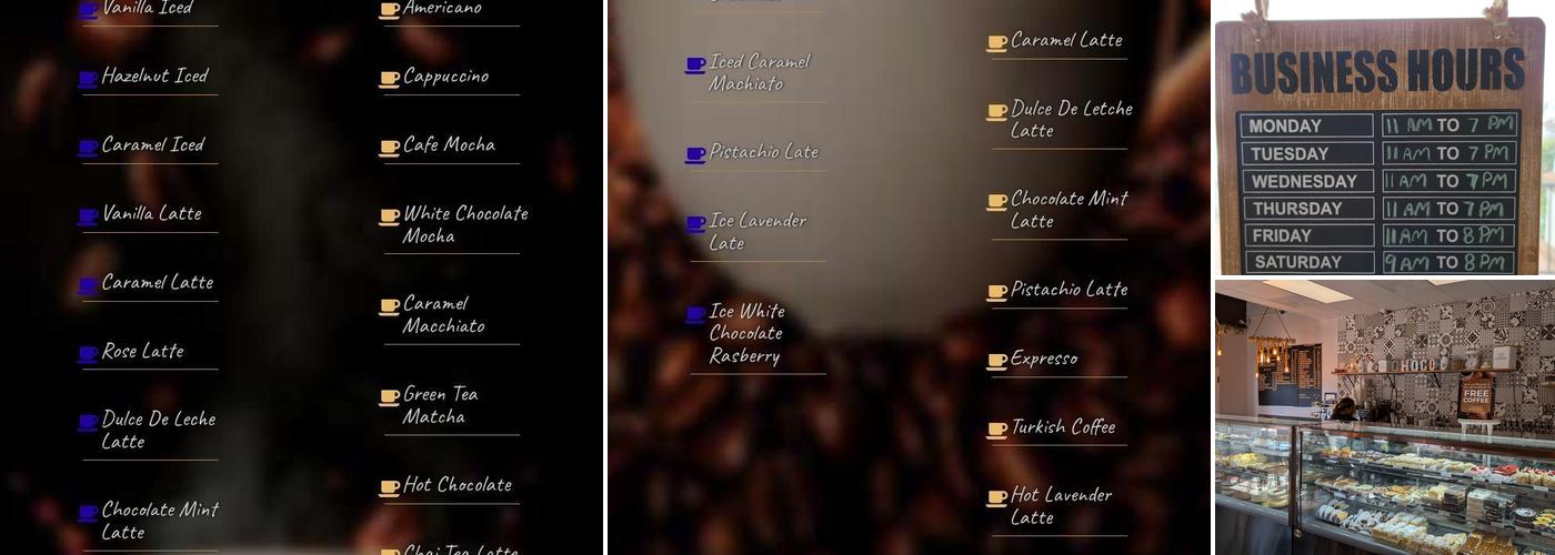 Choco Bakery & Cafe Menu