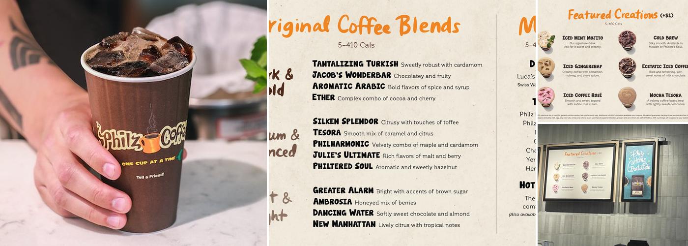 Philz Coffee Menu