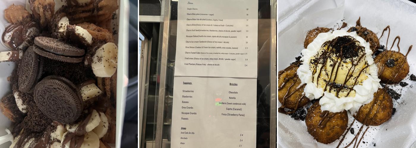 Churrolicious Menu