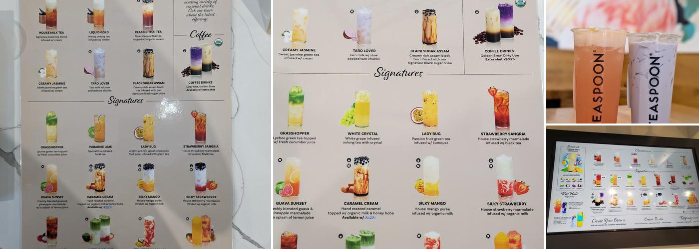 Teaspoon Menu