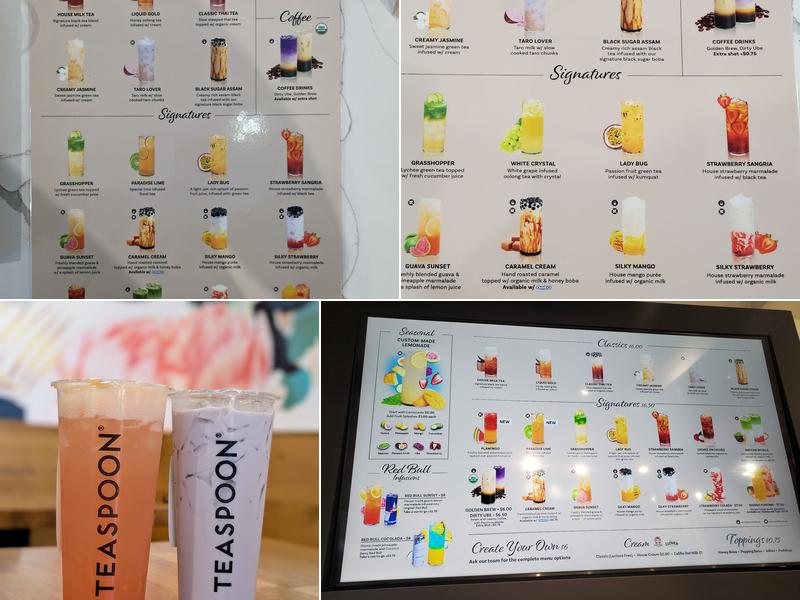Teaspoon Menu