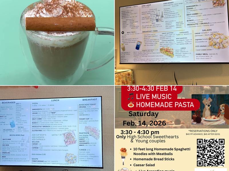 Drift Coffee Shop Menu
