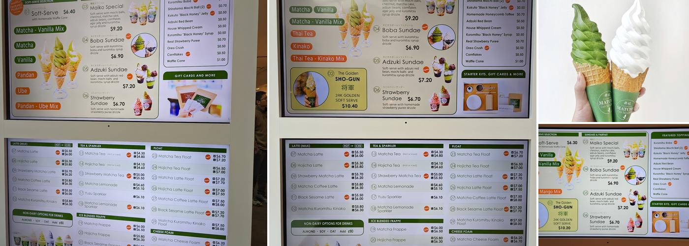 Matcha Cafe Maiko Menu