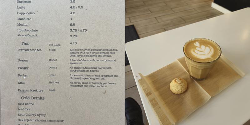 Bench Café • Pâtisserie Menu