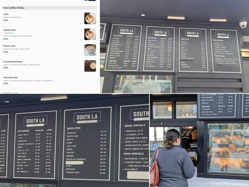 South LA Cafe Menu
