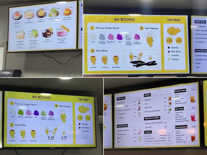 Mad for Cheesecake Menu