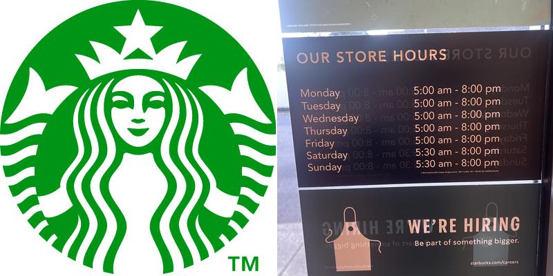 Starbucks Menu