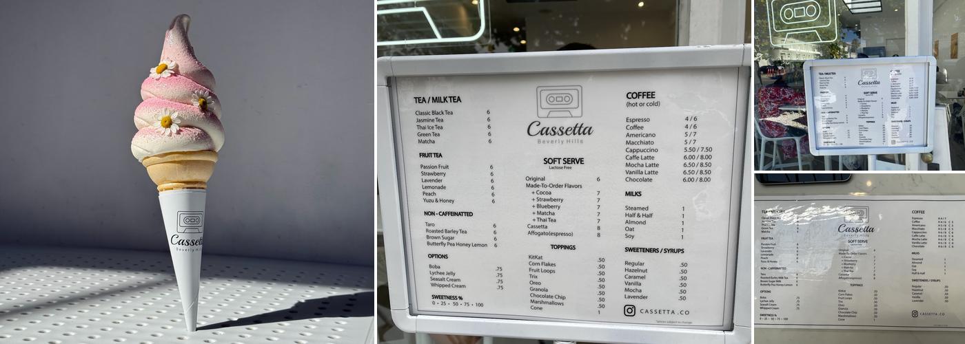 Cassetta Menu
