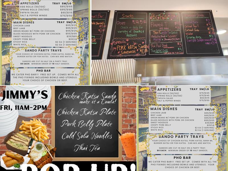 PB & Jimmy's Menu