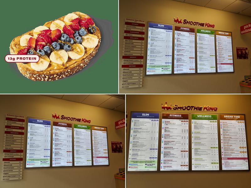 Smoothie King Menu