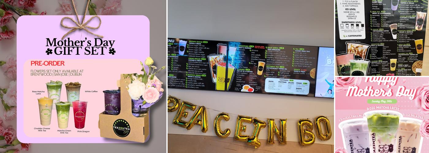 TEAZENTEA Livermore Menu