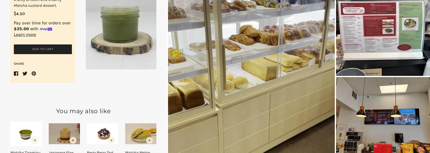 Andersen Bakery Menu