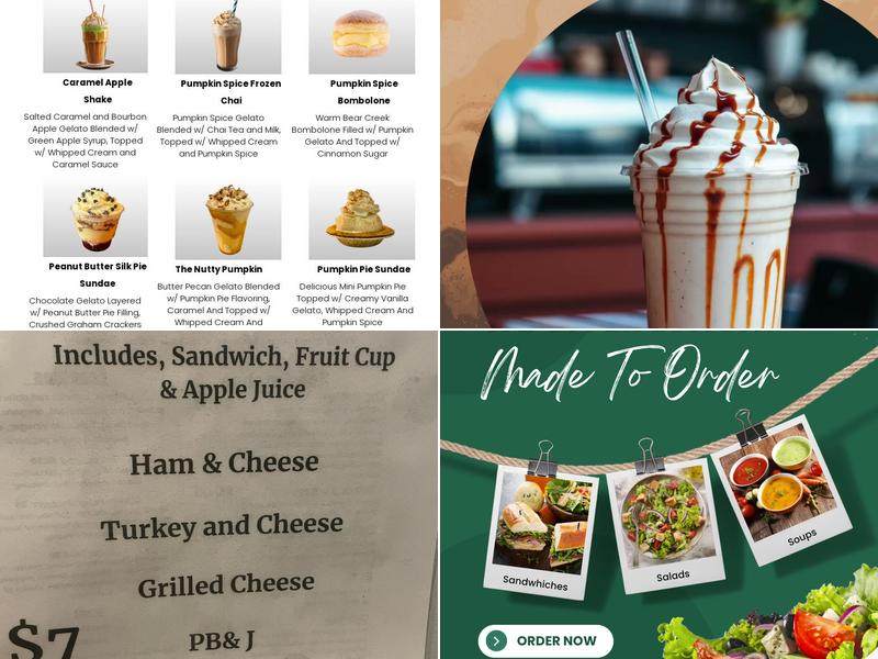 Tom And Dot's Menu