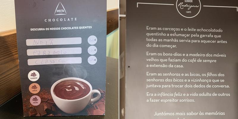 Senhor Rodrigues Caffe (Pastelaria Nélia) Menu