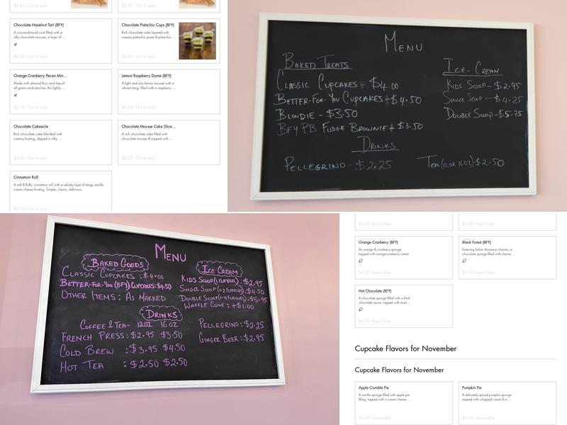 The Apron & Whisk Menu