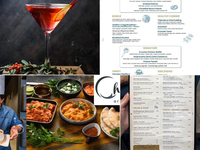 Cheffry's Bistro Menu