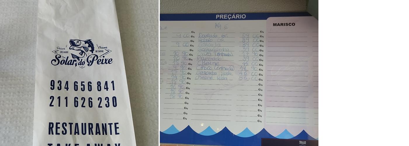 Solar do Peixe (Solar do Peixe by Sofia) Menu