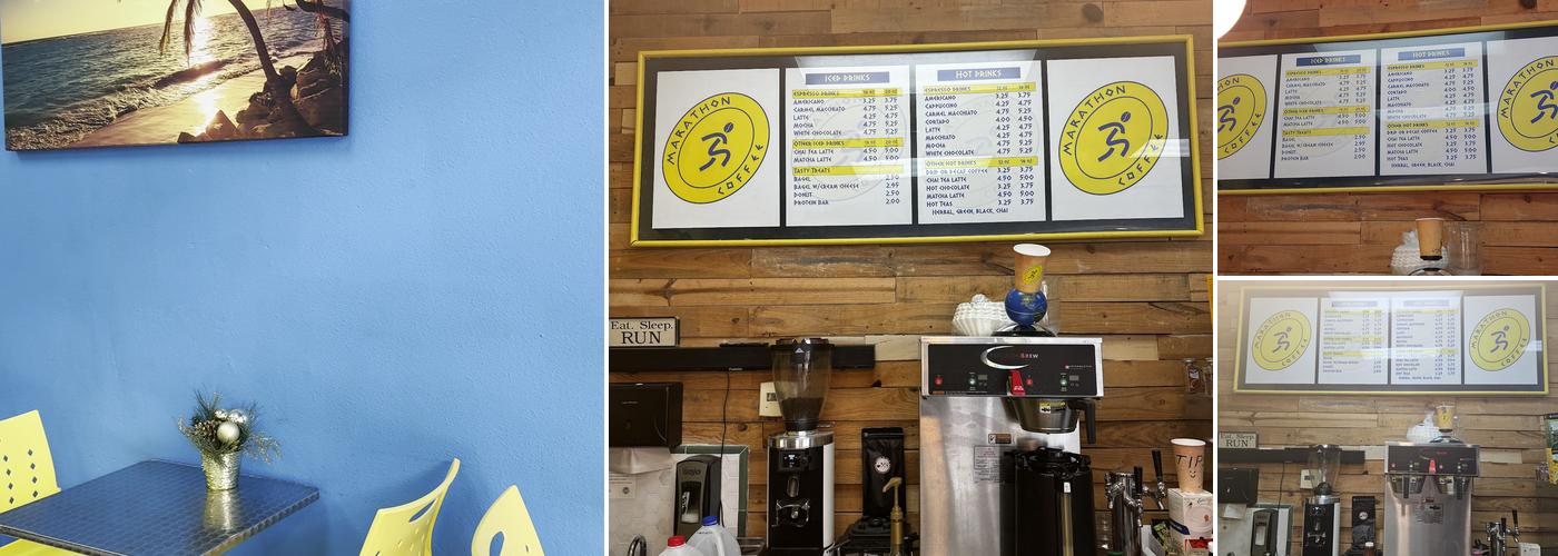 Marathon Coffee Menu