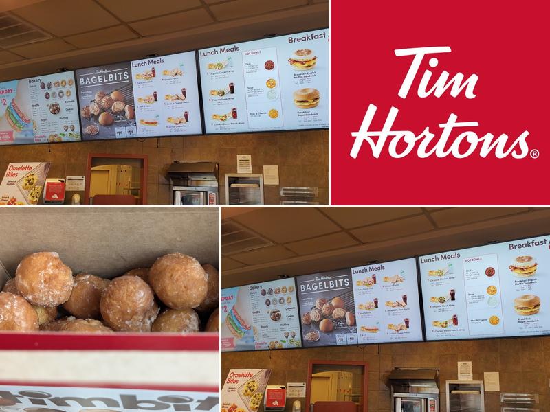 Tim Hortons Menu