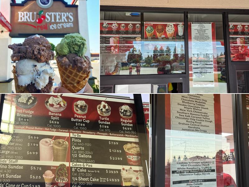 Bruster's Real Ice Cream Menu