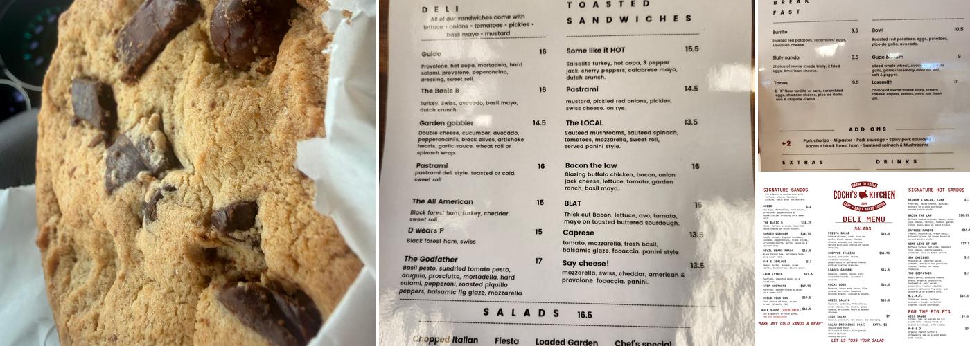 Cochi’s Kitchen Menu