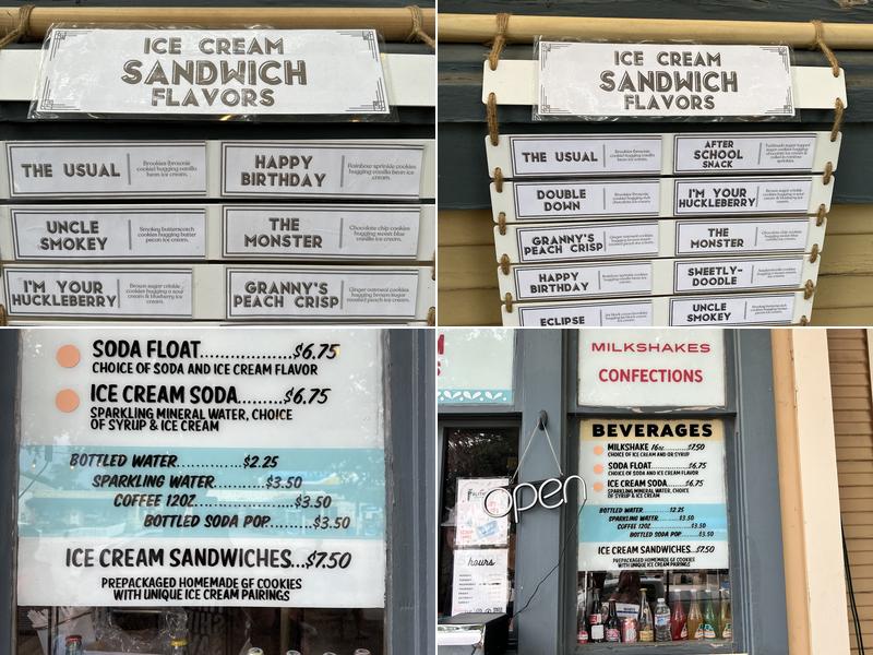 Blithe Creamery Menu