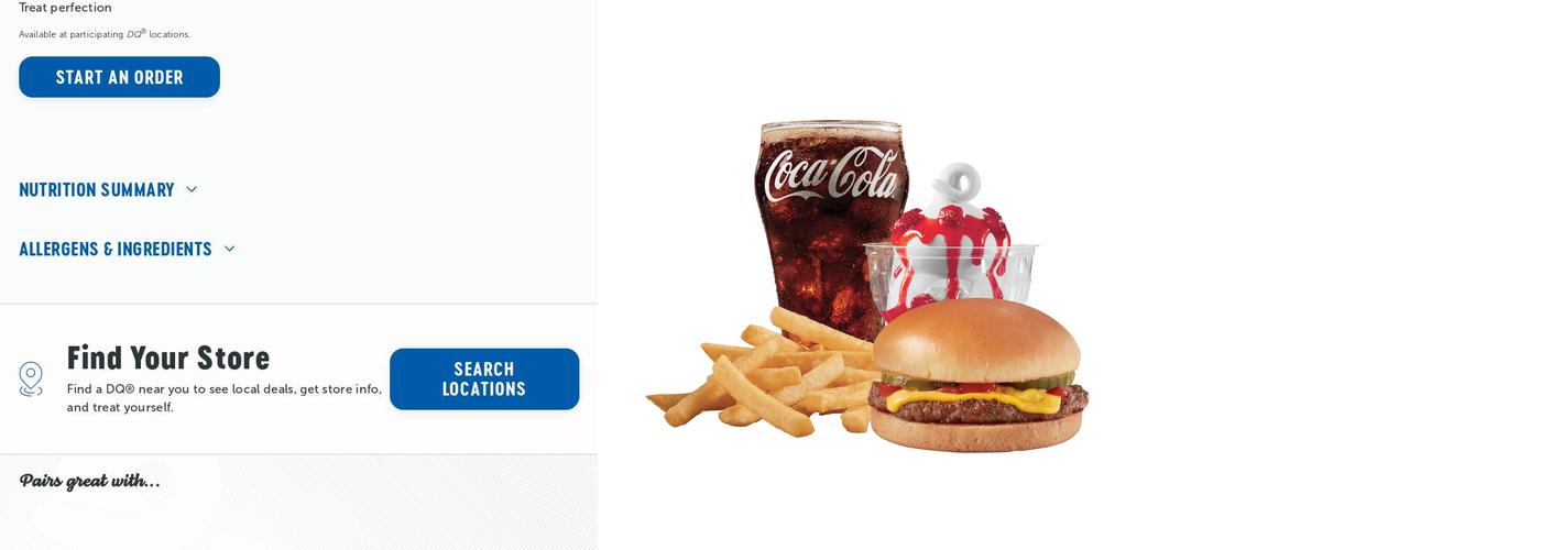 Dairy Queen Grill & Chill Menu