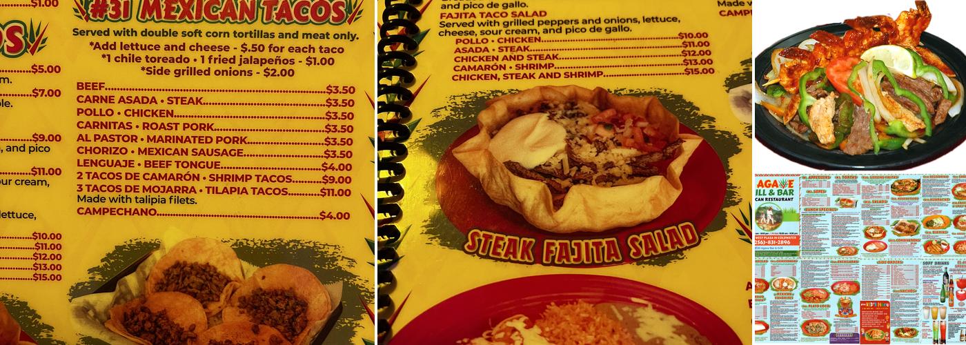 El Agave Grill & Bar Menu