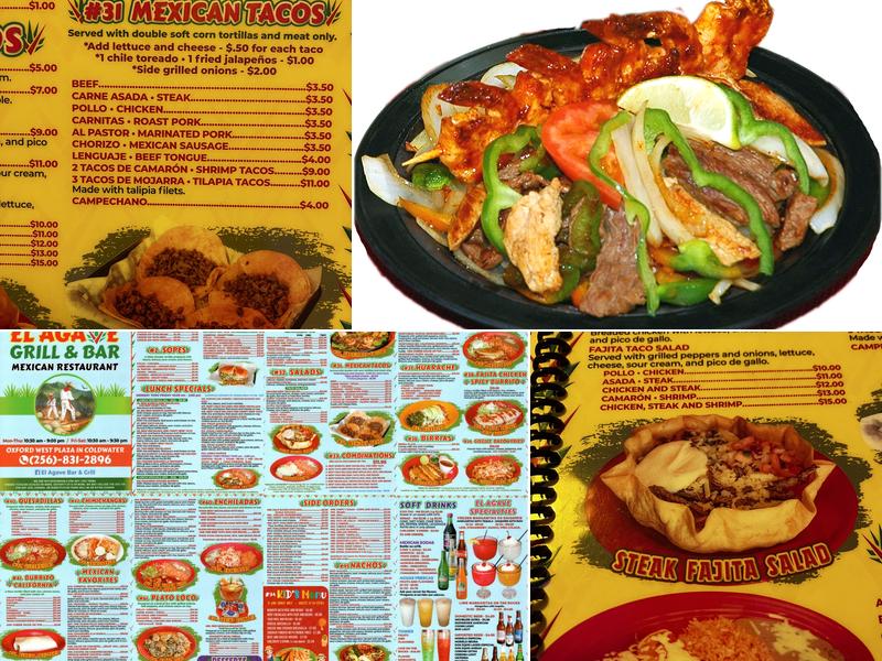 El Agave Grill & Bar Menu
