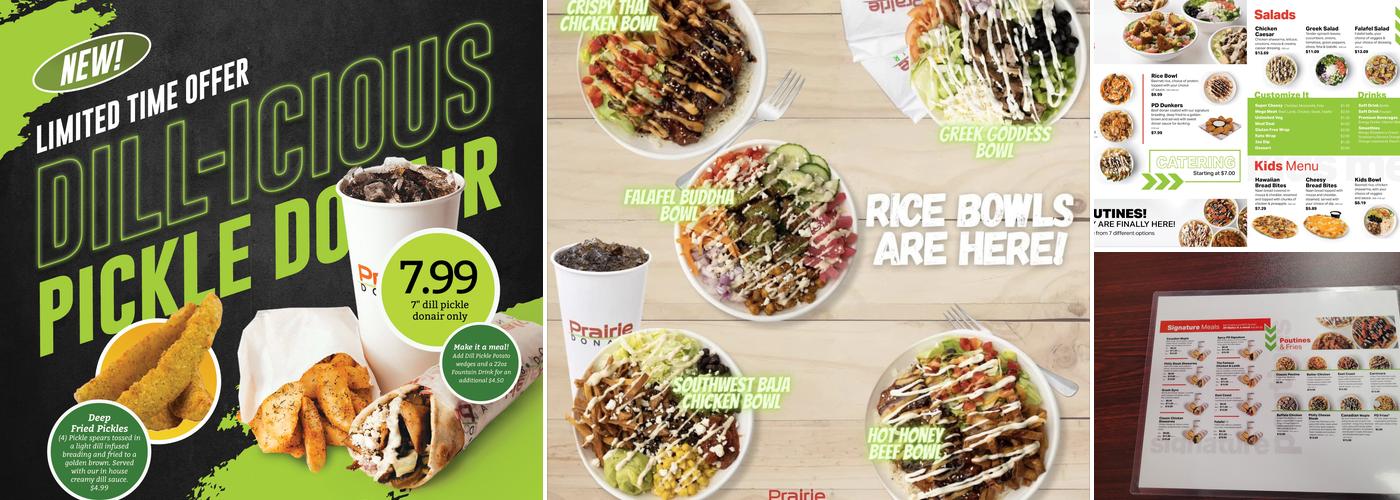 Prairie Donair Red Deer Menu