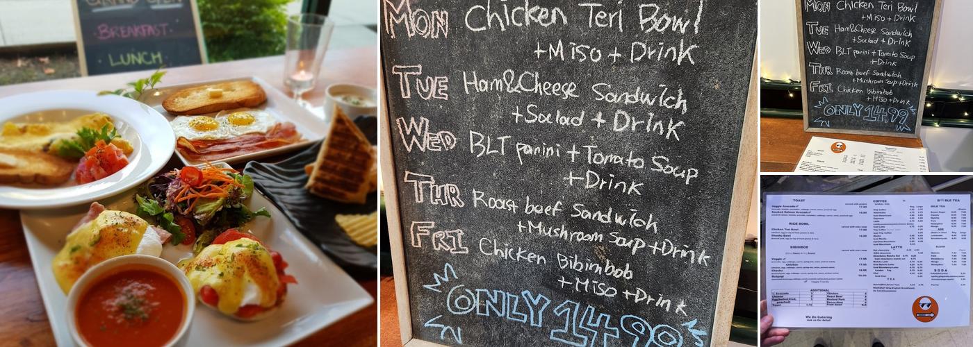 Oneway Café Menu