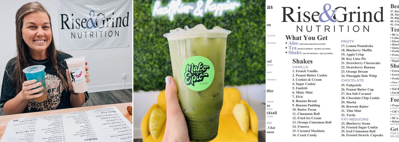 Rise & Grind Ashford Menu