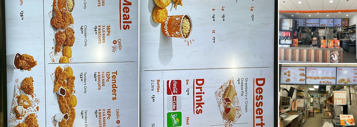 Popeyes Chicken - Merritt Menu