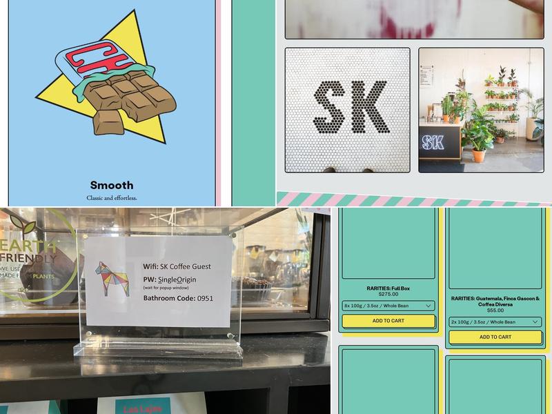 SK Coffee: Coffee Bar & Roastery Menu