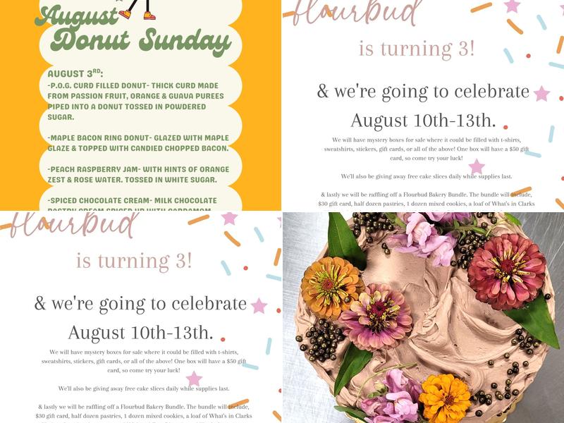 Flourbud Bakery Menu