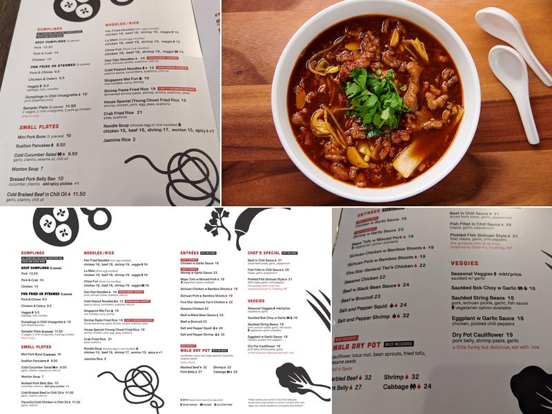 Noodle Lane Menu