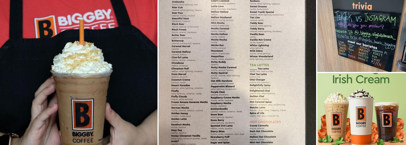 BIGGBY COFFEE Menu