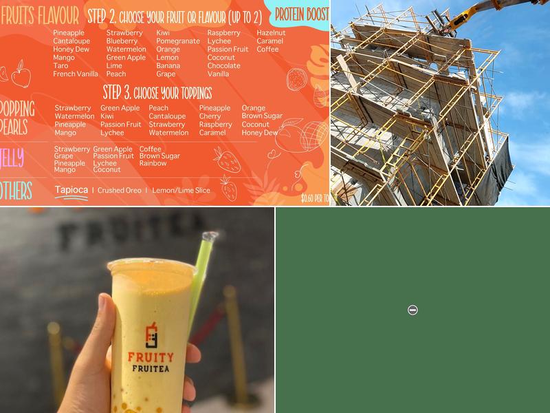 Fruity Fruitea Menu