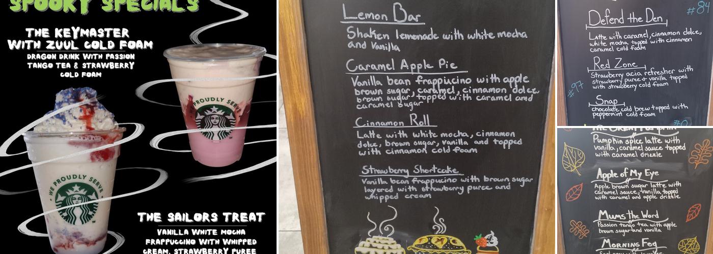 Starbucks Grab and Go Delta Hotels Downtown Muskegon Menu