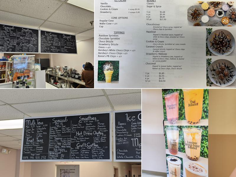 Boba Chatea & Beignet Menu