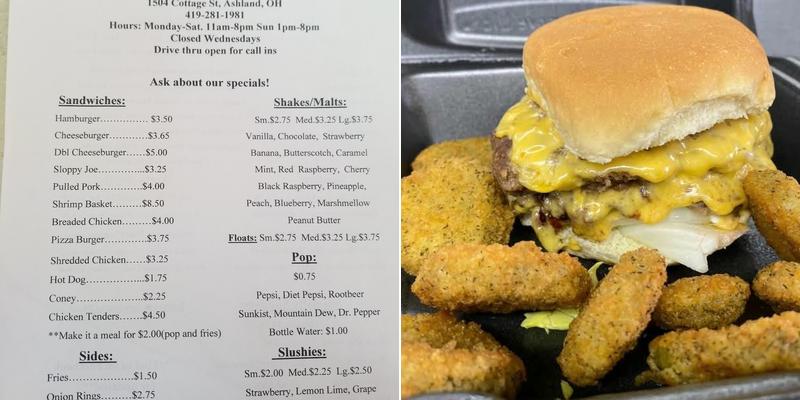 Jr's Shake Shack Menu