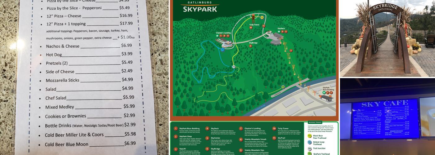 SkyCafe Menu