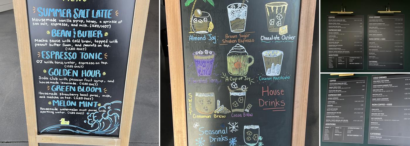 LIT Coffee Menu